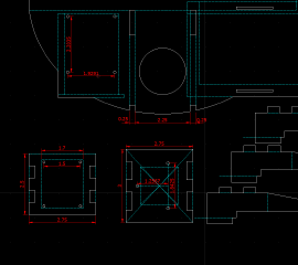 Components of platform to mount scanner