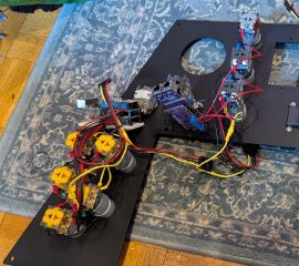 Installing components in the right-hand panel