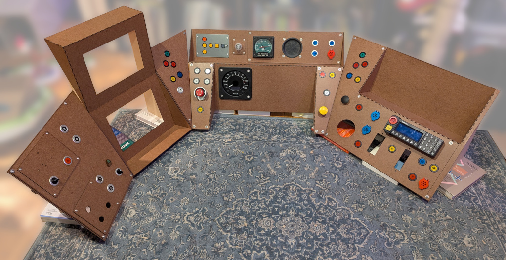 Five assembled Class 80x consoles