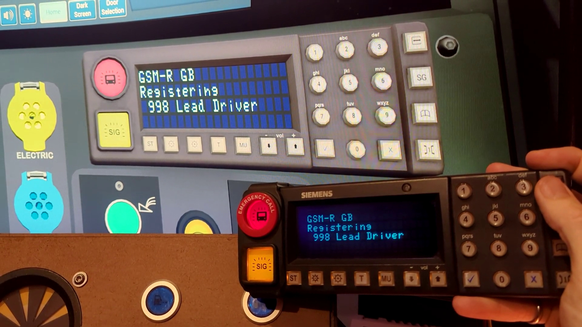 GSM-R DCP linked to Train Sim World 6
