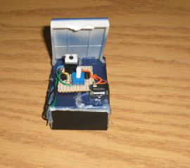 Rear view of charging dock