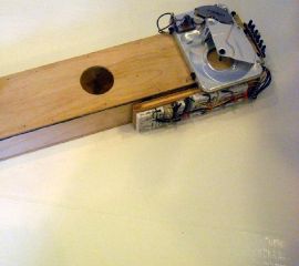 Resistor bank and hard drive string tensioner in Multichord musical instrument