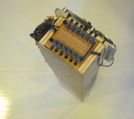 Detail of control buttons, actuated in pairs