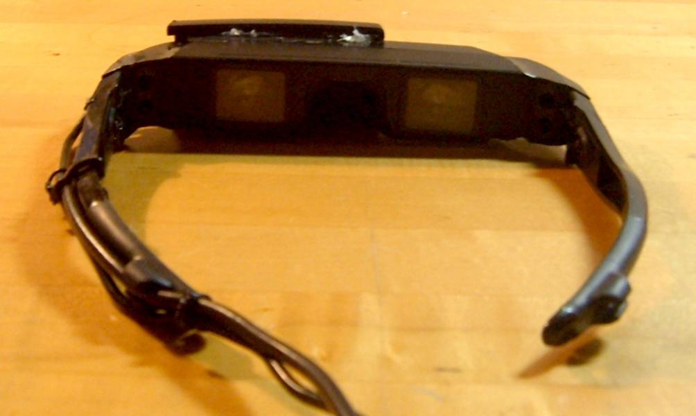 Vuzix VR920 heads-up display with camera
