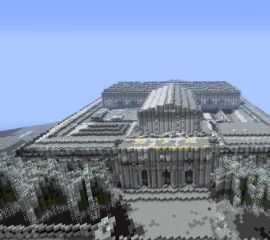 Minecraft New York Public Library generated by SparseWorld
