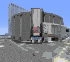 Minecraft Madison Square Garden generated by SparseWorld
