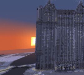 Minecraft Plaza Hotel generated by SparseWorld