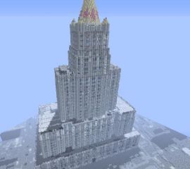 Minecraft New York Life Insurance Building generated by SparseWorld